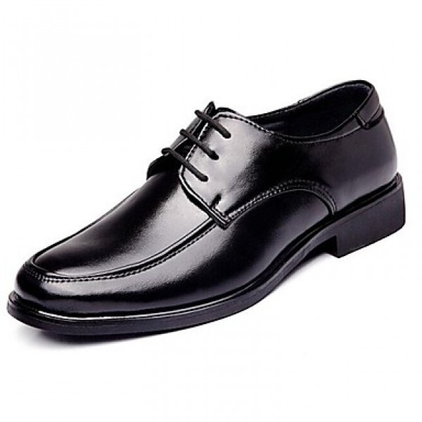 Men's Shoes Leather Casual Oxfords Casual Low Heel...