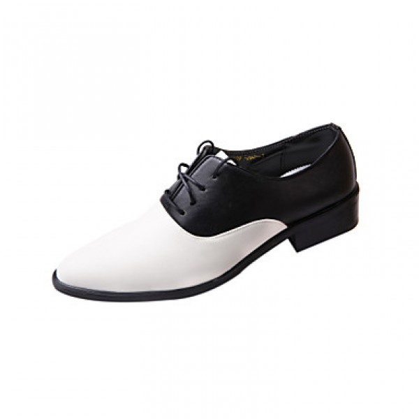 Men's Shoes Leather Wedding / Party & Evening Oxfo...
