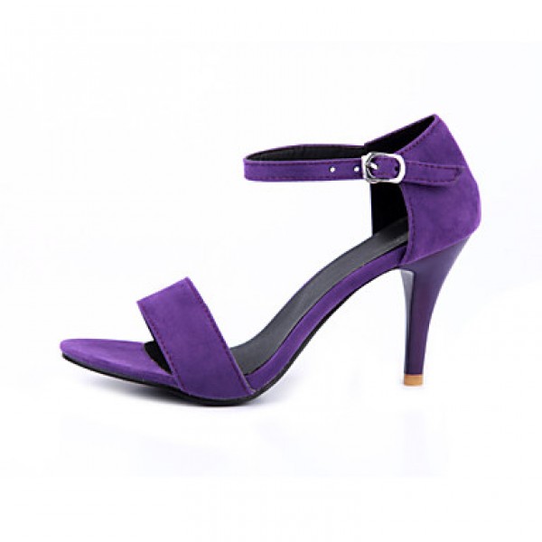 Women's Shoes Velvet / Fabric Stiletto Heel H...