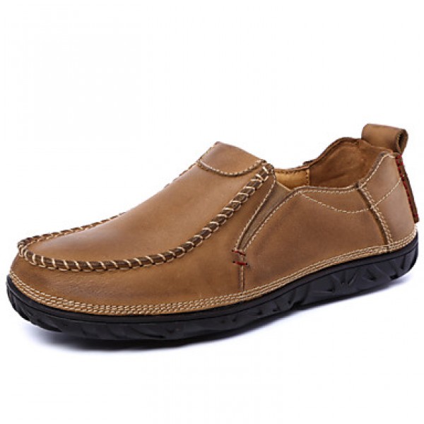 Men's Shoes Leather Outdoor / Office & Career / Ca...