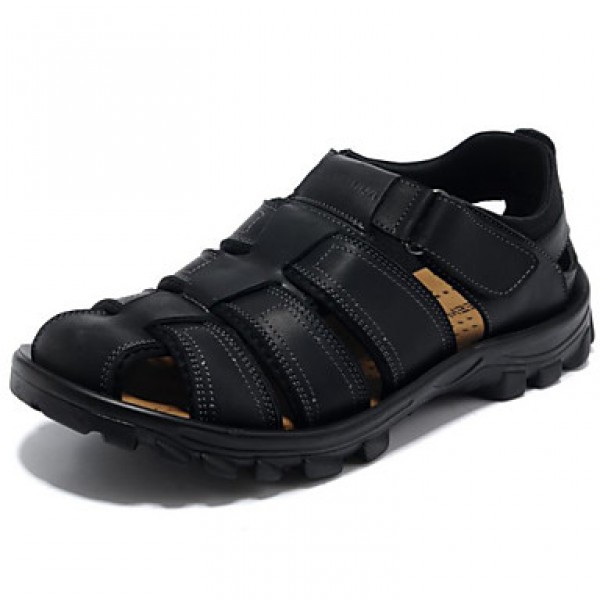Men's Shoes Outdoor / Athletic / Casual Leather Sa...