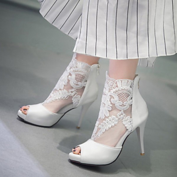 Women's Shoes Stiletto Heel Peep Toe / Platfo...